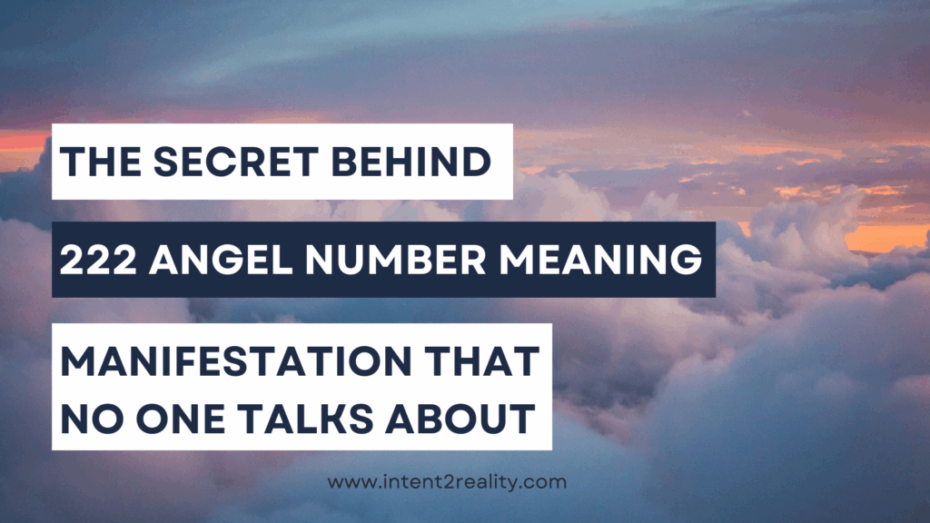 The Secret Behind 222 Angel Number Meaning Manifestation That No One ...
